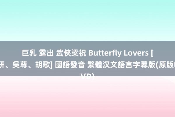 巨乳 露出 武俠梁祝 Butterfly Lovers [蔡卓妍、吳尊、胡歌] 國語發音 繁體汉文語言字幕版(原版DVD)